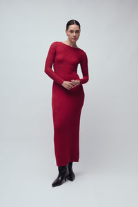 PARK DRESS SCARLET