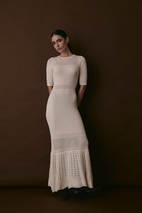 UNION DRESS ECRU