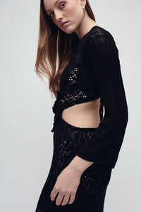 BLEECKER DRESS BLACK