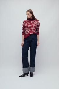 LEX SWEATER MERLOT
