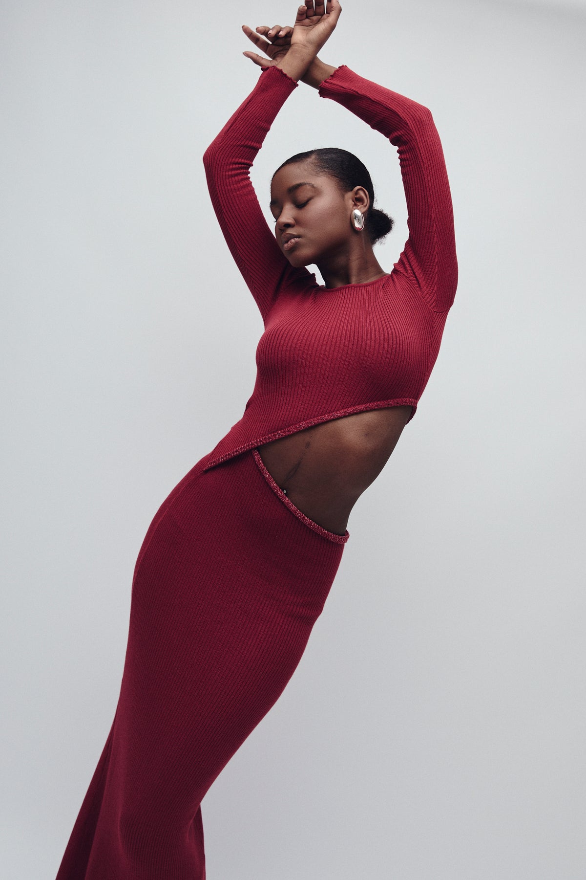 SUTTON DRESS MERLOT