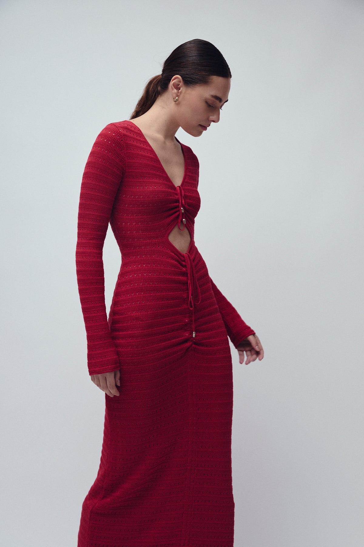 LIBERTY DRESS SCARLET