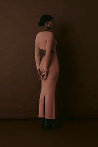 SUTTON DRESS MOCCA