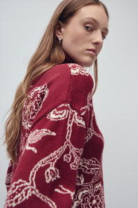 LEX SWEATER MERLOT