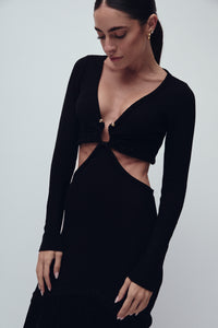 BOWERY DRESS BLACK