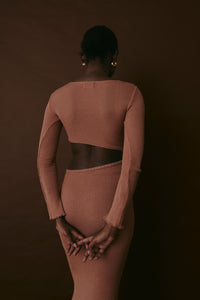 SUTTON DRESS MOCCA