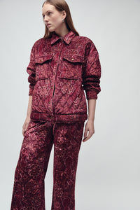 WEMBLEY JACKET ORACLES MERLOT