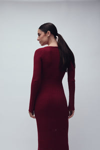 FRANKLIN DRESS MERLOT