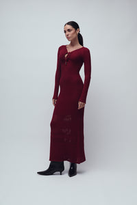 FRANKLIN DRESS MERLOT