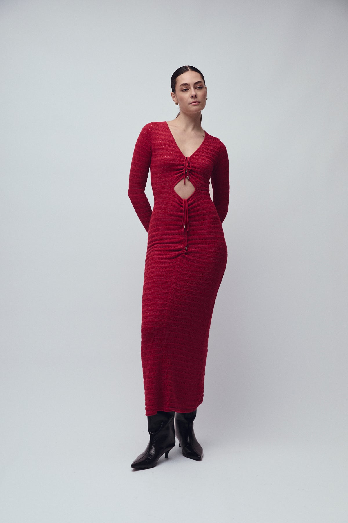 LIBERTY DRESS SCARLET
