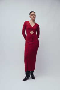 LIBERTY DRESS SCARLET