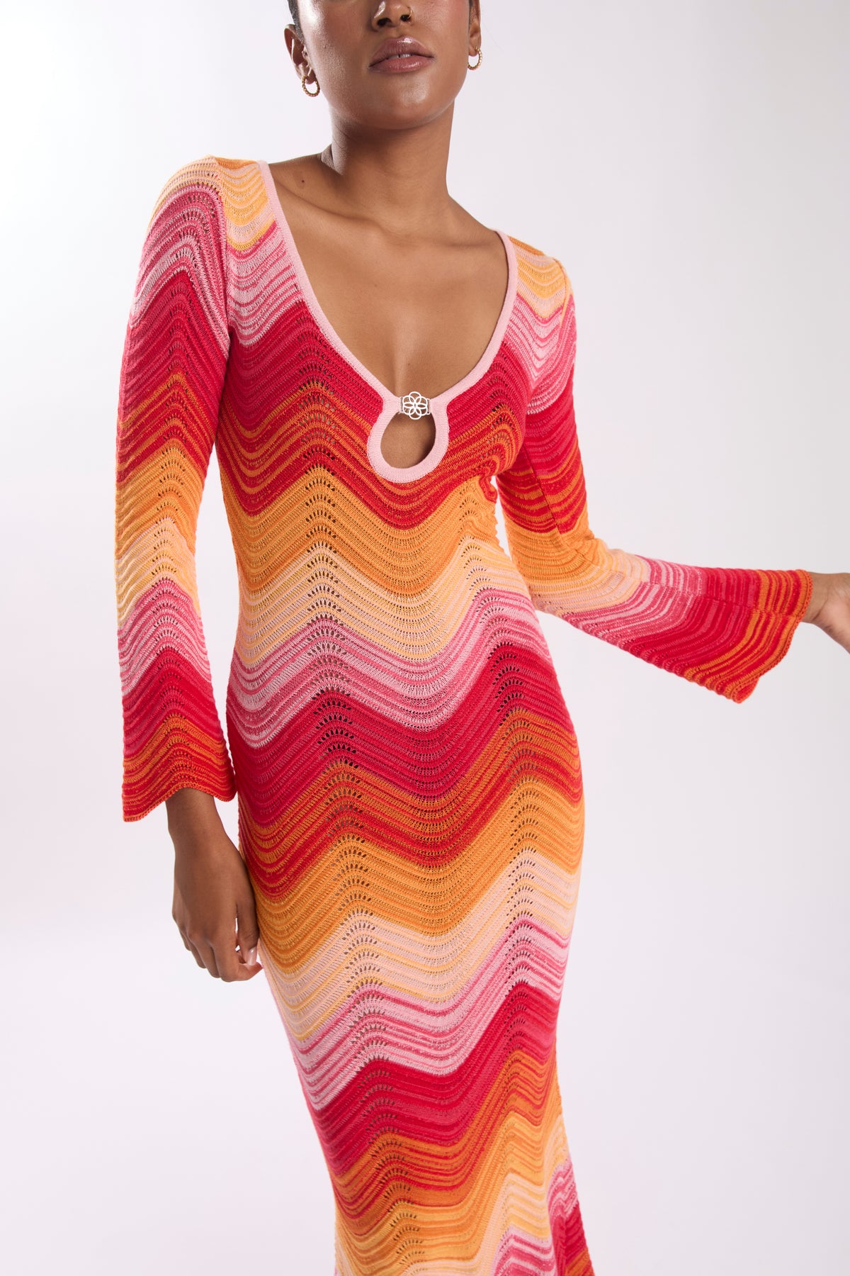 FARRAH DRESS CHERRY TOMATO