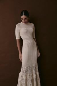 UNION DRESS ECRU