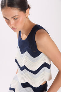 LOREN TOP MONACO BLUE