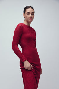 PARK DRESS SCARLET