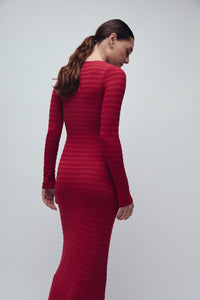 LIBERTY DRESS SCARLET