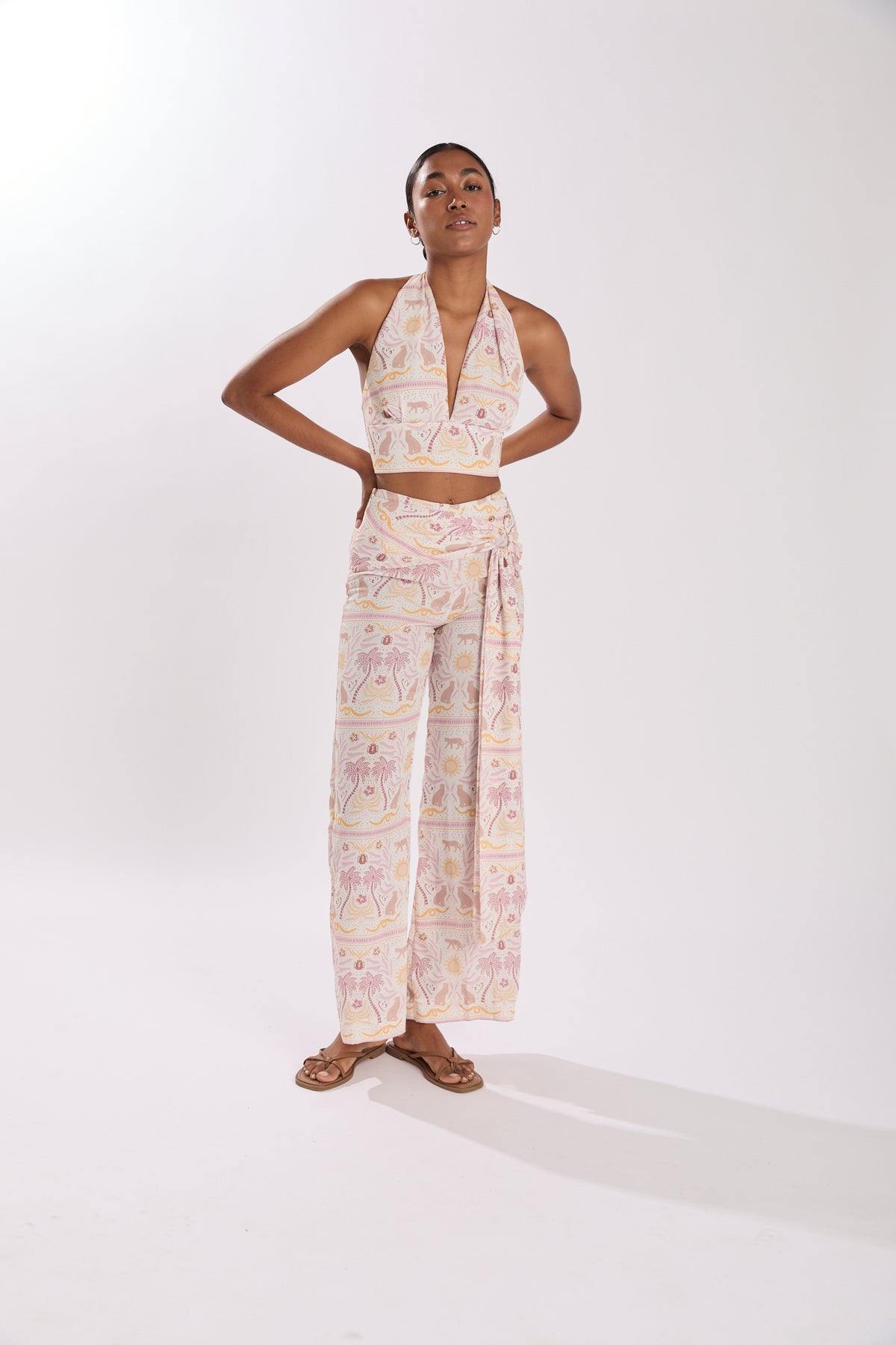 RAY PANTS LEOPARD