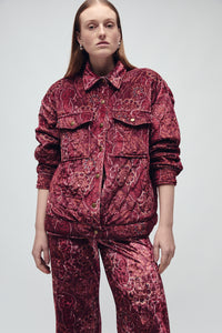WEMBLEY JACKET ORACLES MERLOT