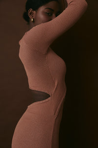 SUTTON DRESS MOCCA