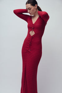 LIBERTY DRESS SCARLET