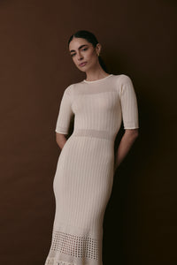 UNION DRESS ECRU