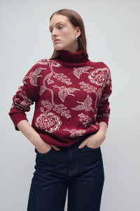 LEX SWEATER MERLOT