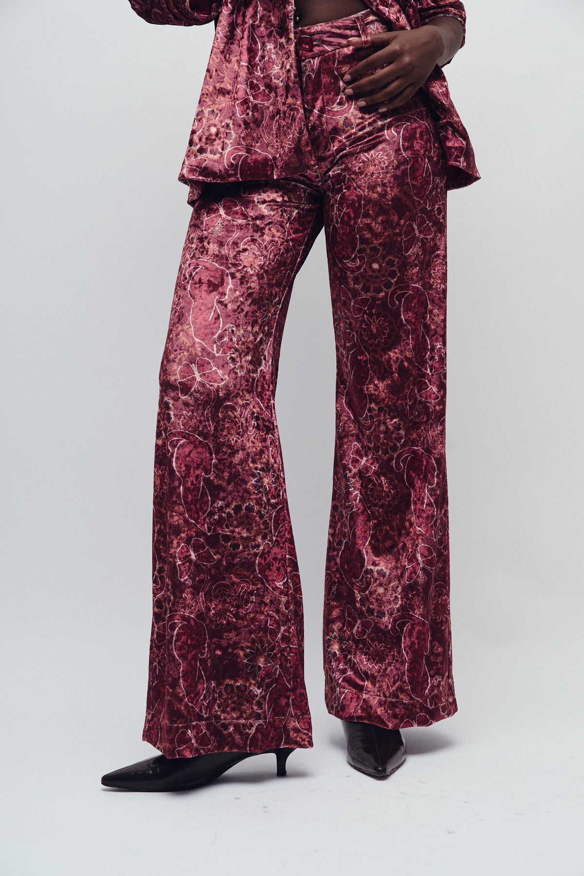 ABBEY PANTS ORACLES MERLOT