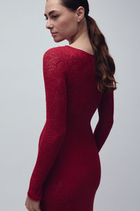PARK DRESS SCARLET