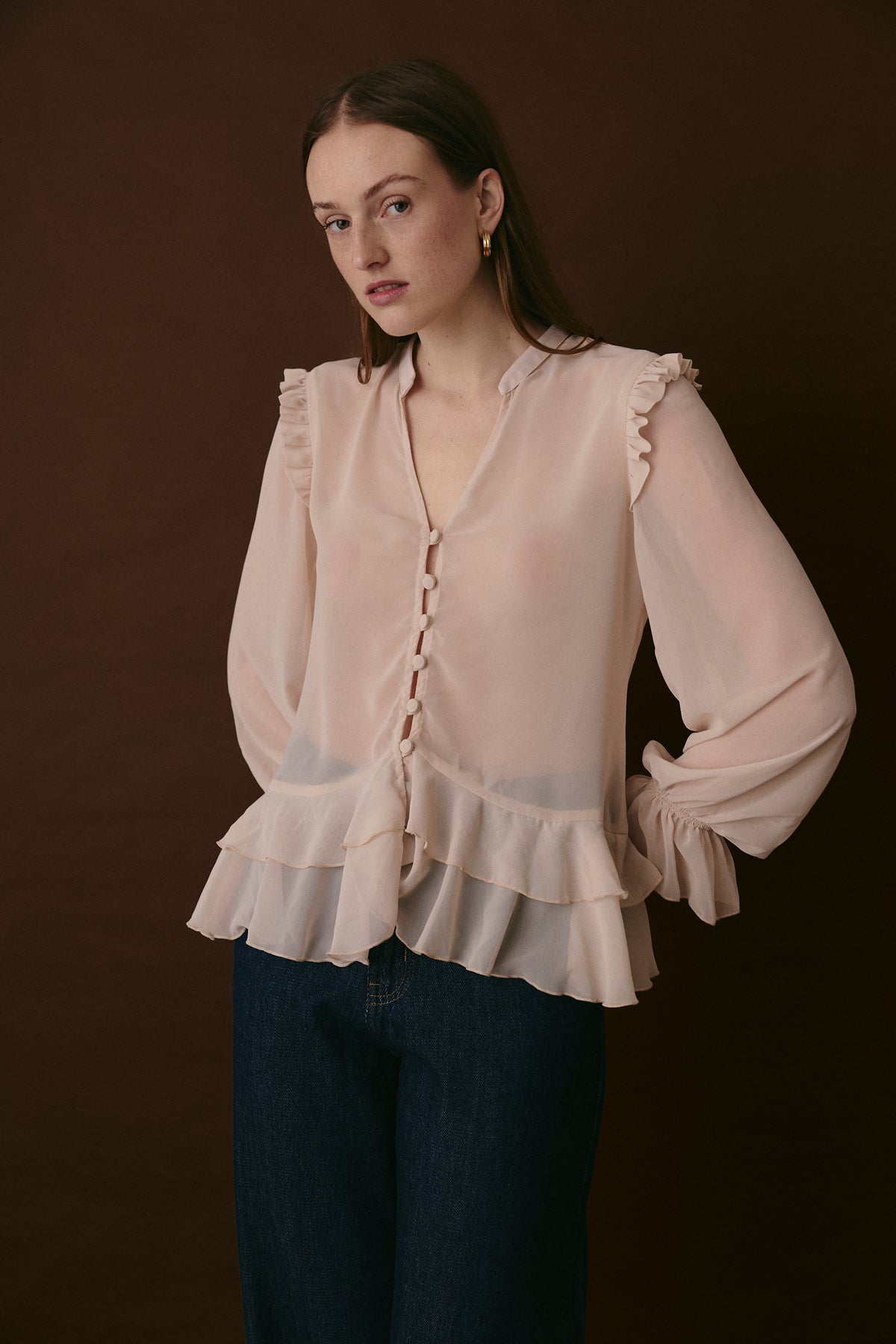 CHELSEA BLOUSE ECRU