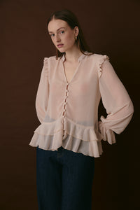 CHELSEA BLOUSE ECRU