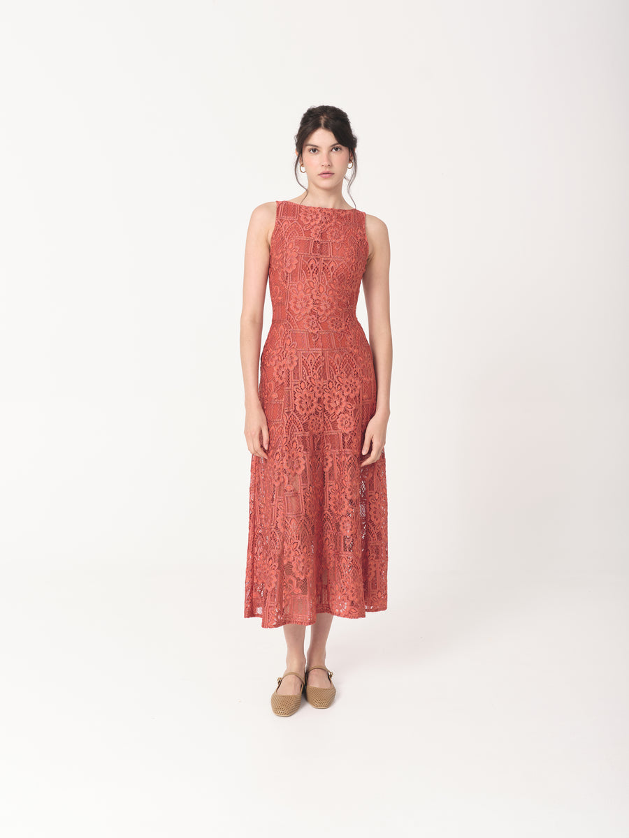 WILLET DRESS CLAY