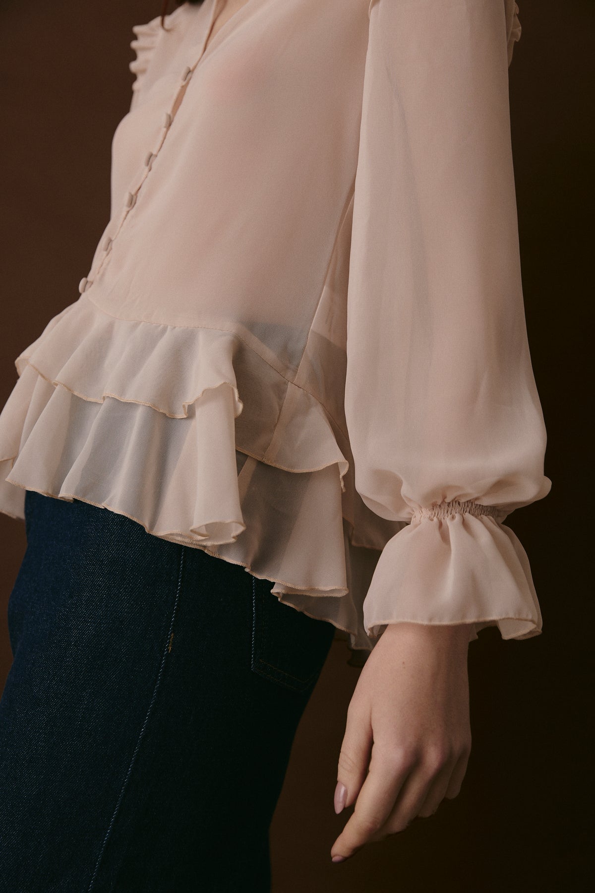 CHELSEA BLOUSE ECRU