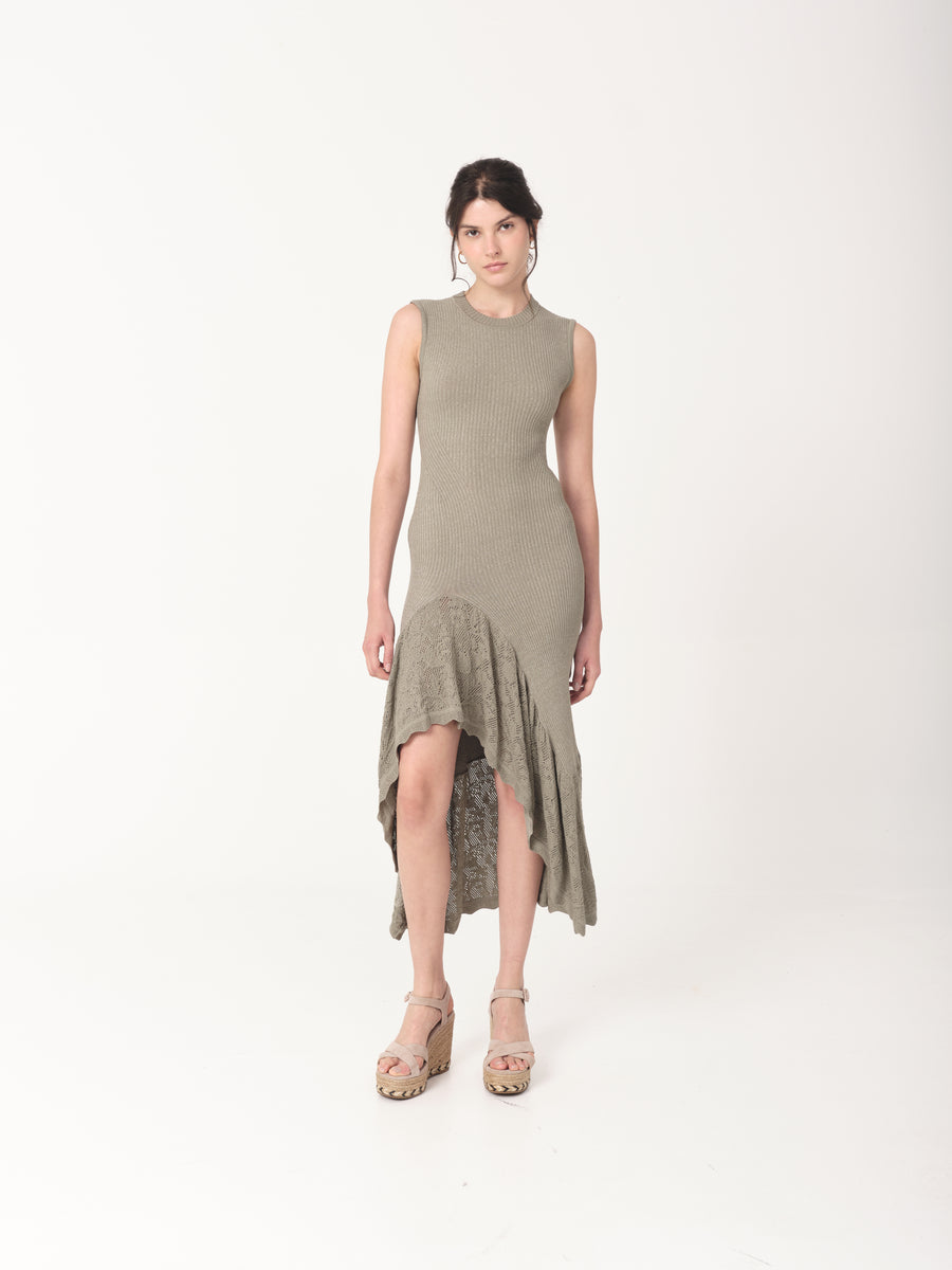 WREN DRESS SEAGRASS