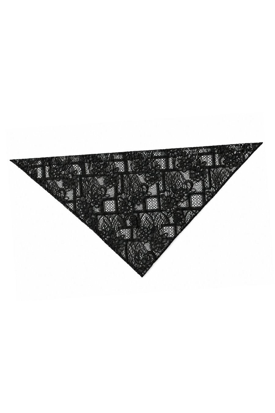 LACE SCARF BLACK