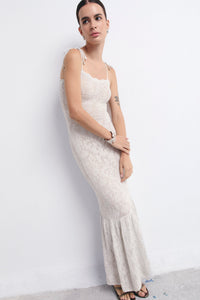 PALMI DRESS SILVER