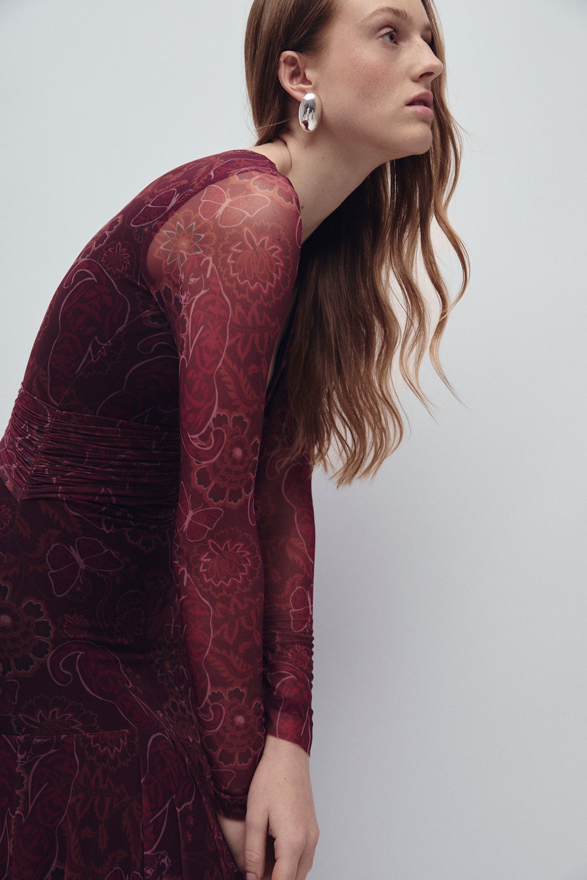 ROBBINSON DRESS ORACLES MERLOT