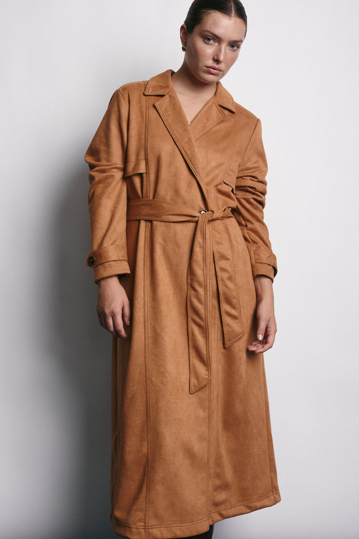 RALPH TRENCH COAT CAMEL