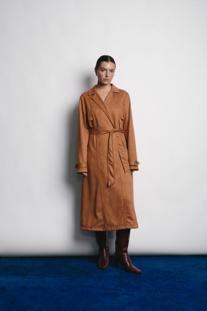 RALPH TRENCH COAT CAMEL