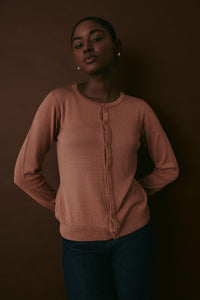 CREW NECK SWEATER MOCCA