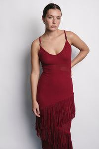 SIDNEY DRESS MERLOT