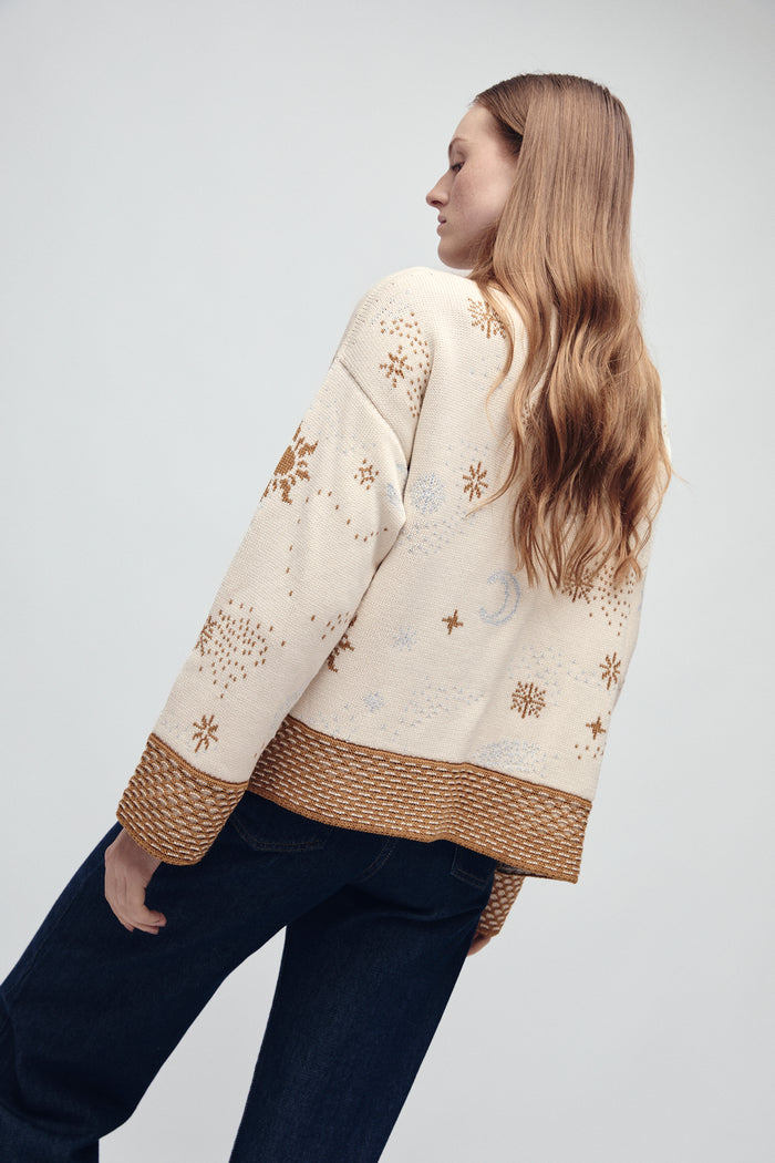 WINSTON CARDIGAN ECRU