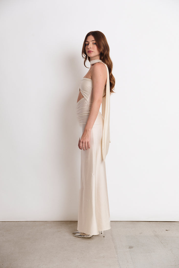 MAGGIE DRESS IVORY