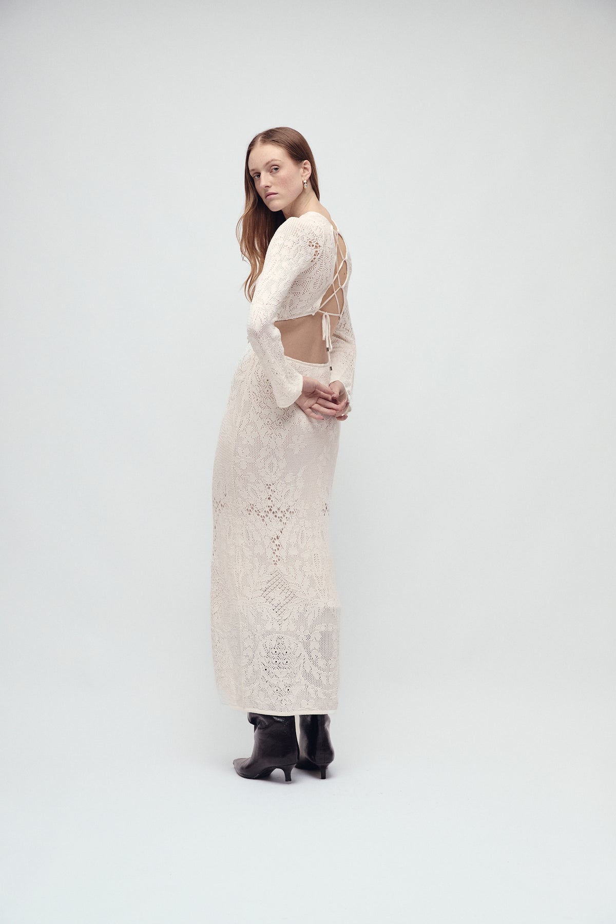 BLEECKER DRESS IVORY