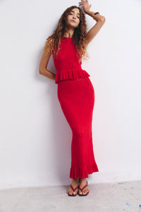 ASTURIAS SKIRT CHERRY TOMATO