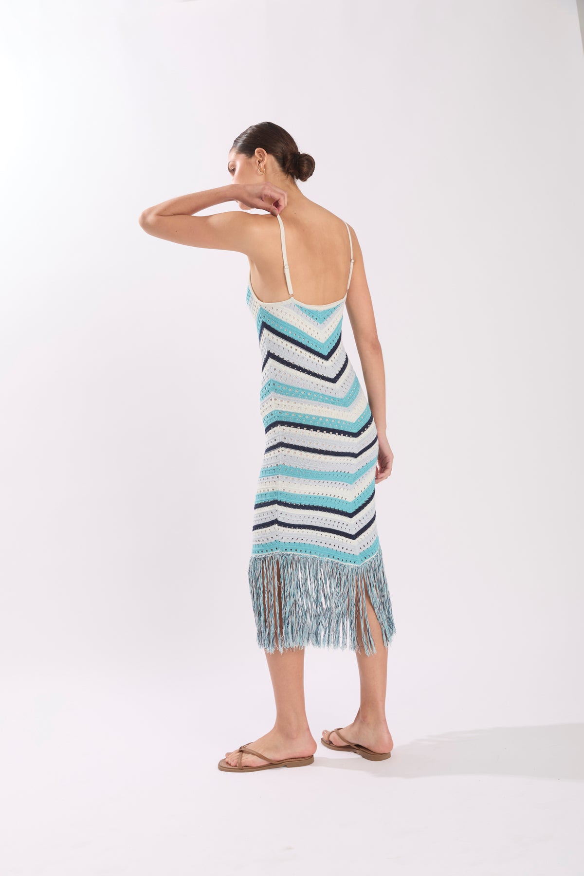 HENDRIX DRESS COASTAL SHADE