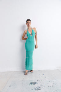 ALBA DRESS AQUA