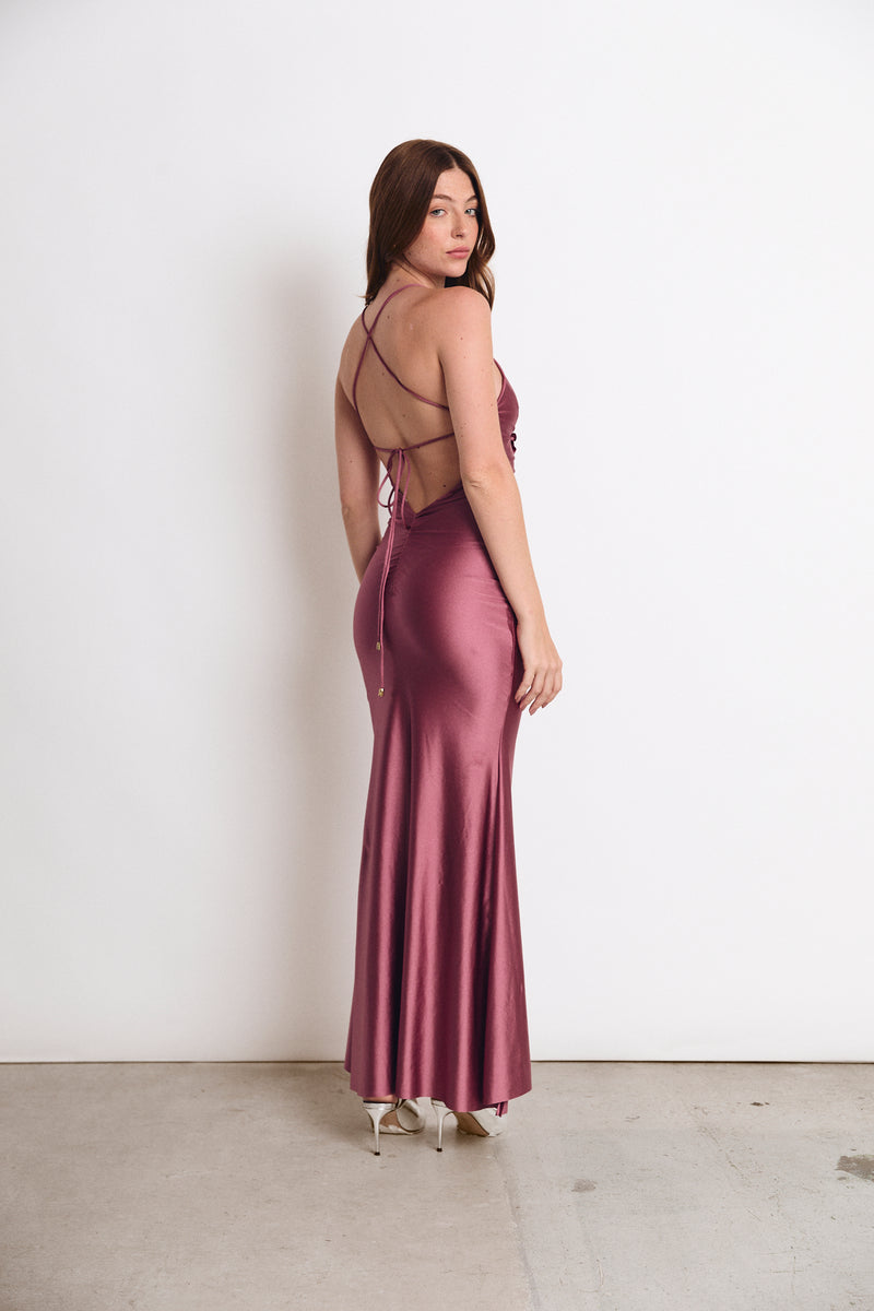 CAMPBELL DRESS BURNISHED LILAC