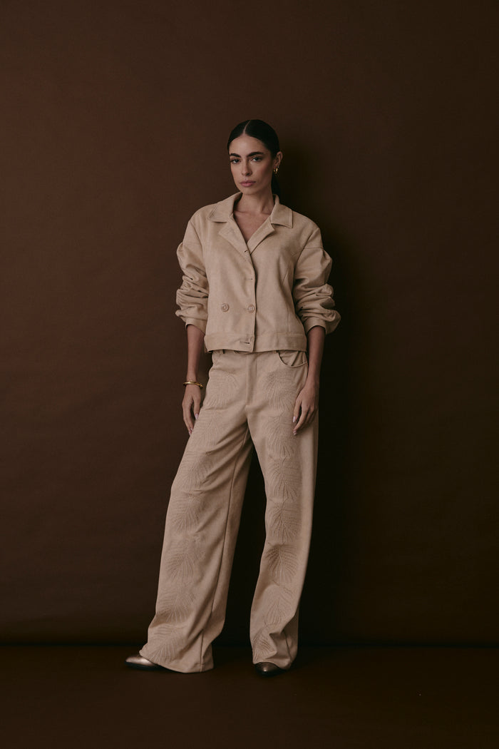 LOMBARD PANTS MACADAMIA