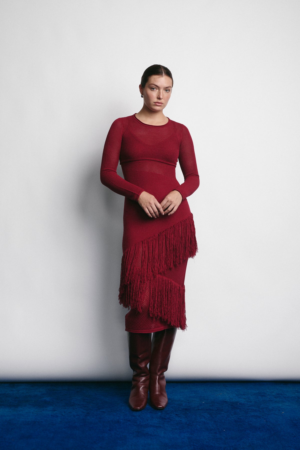 SIDNEY DRESS MERLOT