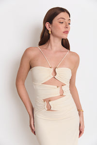 DEMI DRESS IVORY